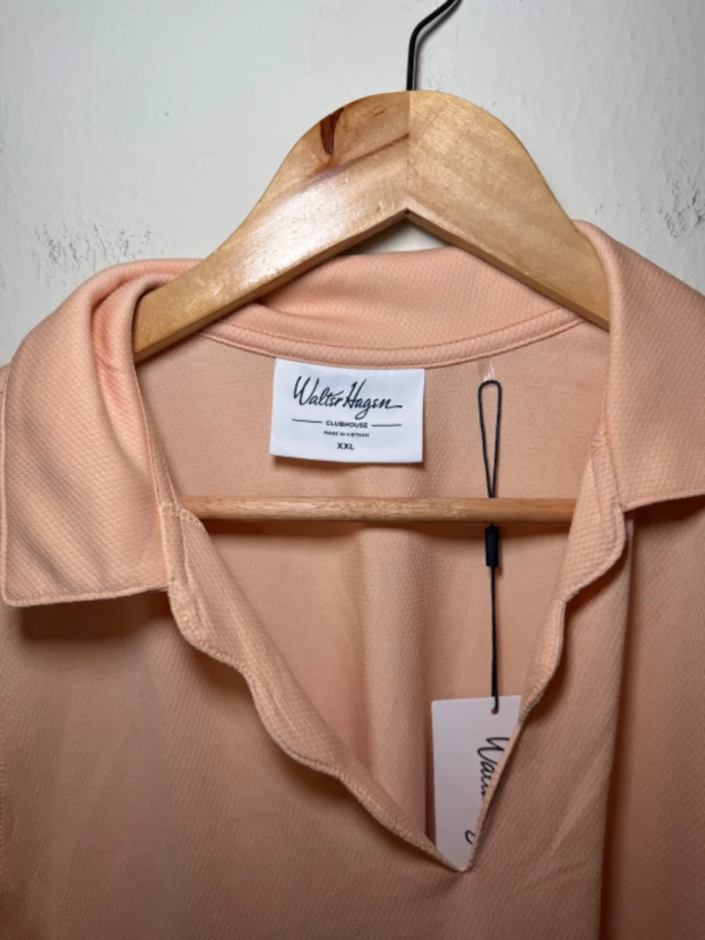 Walter Hagen Sleeveless Polo Women’s XXL Peach Fuzz Golf Shirt Performance NWT - Picture 3 of 6